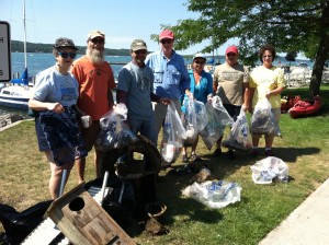 Caught in the Act:  Boyne River Trash Collectors